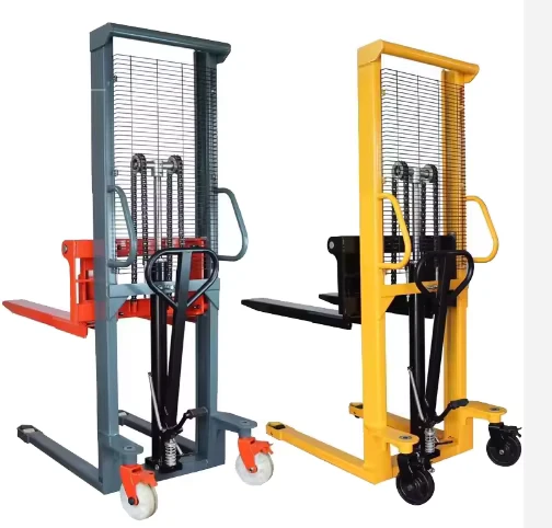 Factory Direct Sales Manual Hand Stacker 1T 1.5T Manual Stacker Forklift Large Capacity 2Ton Hand Pallet Stacker Use in Warehouse