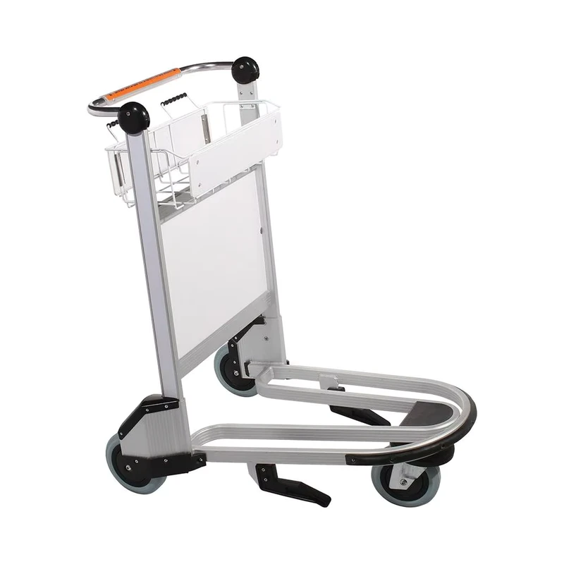Factory Direct Three Wheels Luggage Trolley Airport With Racks Airport Trolley Cart