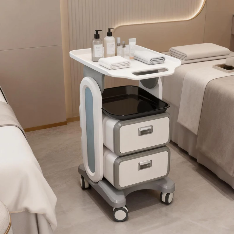 Factory Directly Supply Controlled Pulley Facial Spa Beauty Salon Machine Beauty Trolley