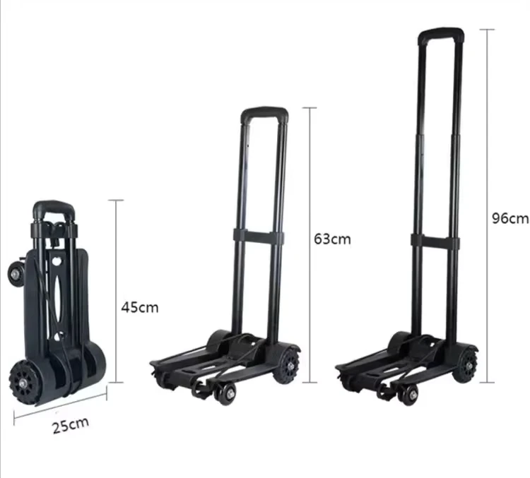Factory Folding Collapsible Dolly Hand Trolley Truck Hand Luggage Carts