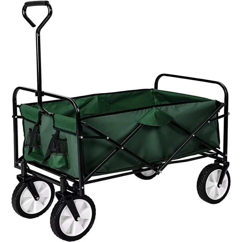 Factory Folding Collapsible Outdoor Wagon Cart with Wheels