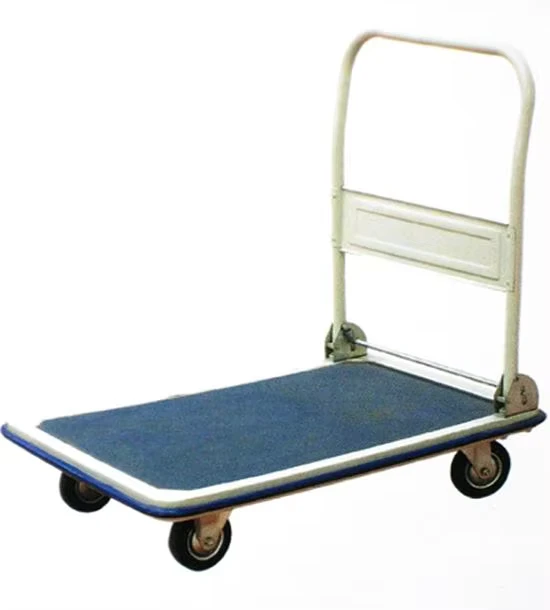 Factory High Quality Heavy Duty Flat Hand Trolley Cart with Wheels