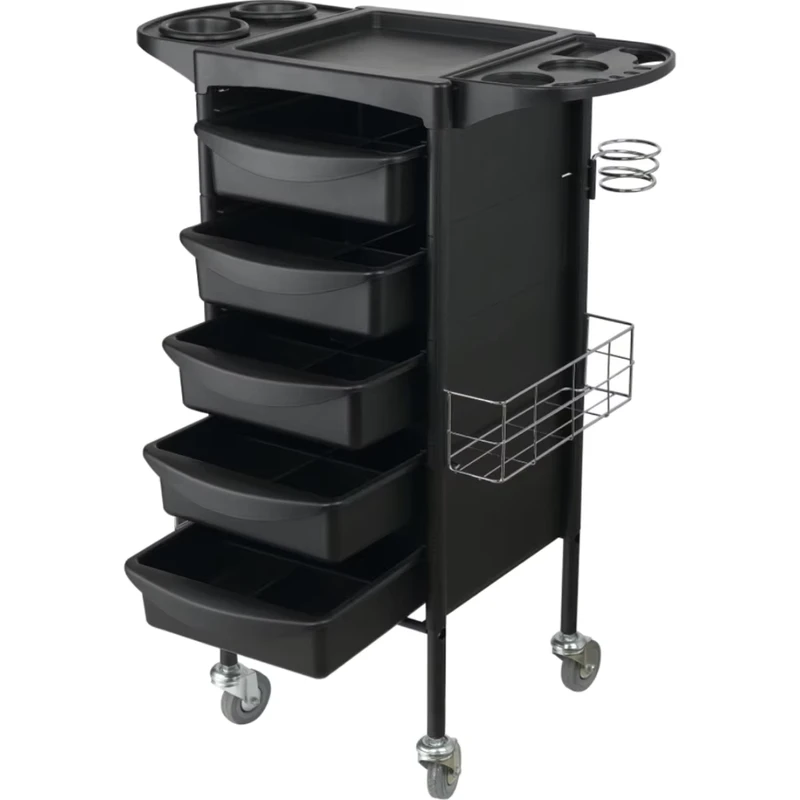 Factory High Quality and Practical Auxiliary Tool Hairdressing Equipment Salon Trolley Cabinet
