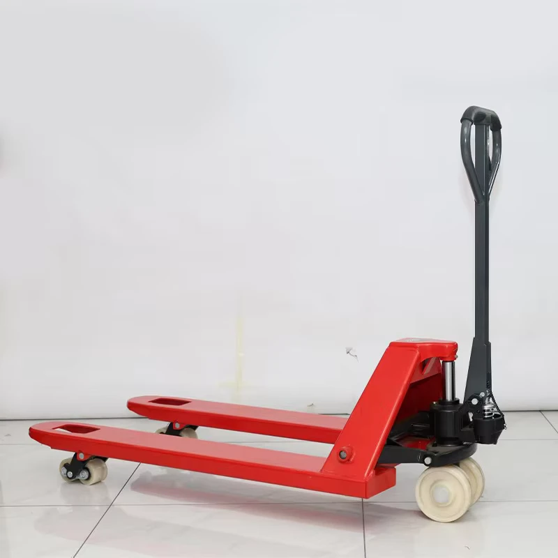 Factory Manufactured Adjustable Forklift Manual Stacker Forklift 1 t 3t Loading Capacity