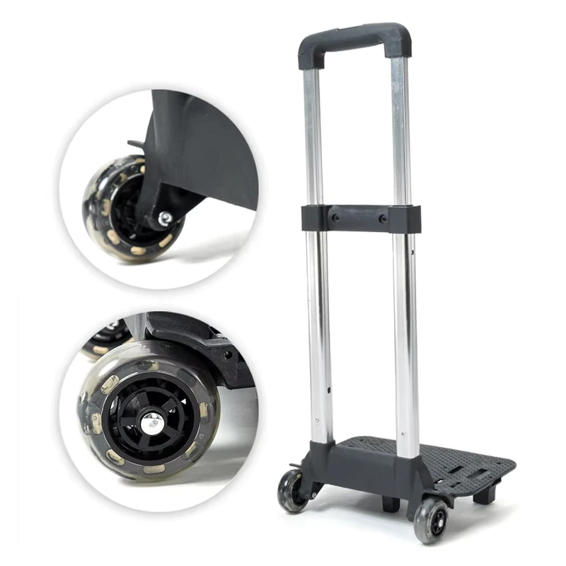 Factory Multifunctional 4-Wheel Trolley Luggage Accessories for Outdoor Shopping and Airport Use