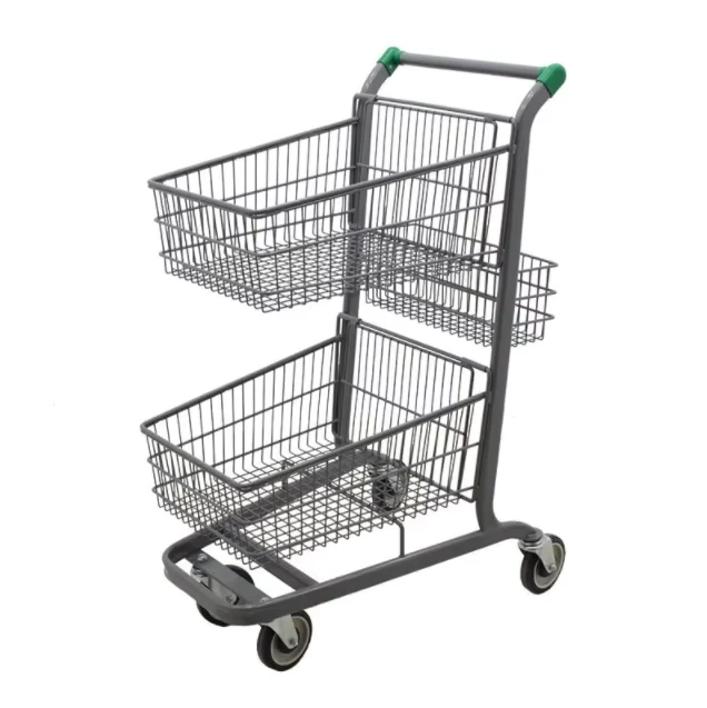 Factory New Made Three Bsakets Shopping Trolley