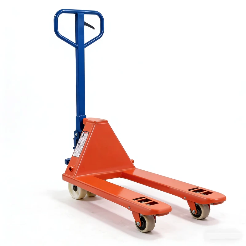 Factory New Manual Hand Pallet Forklift Truck 2T-5T High Loading Capacity Nylon/PU Wheels Rough Terrain Adaptability