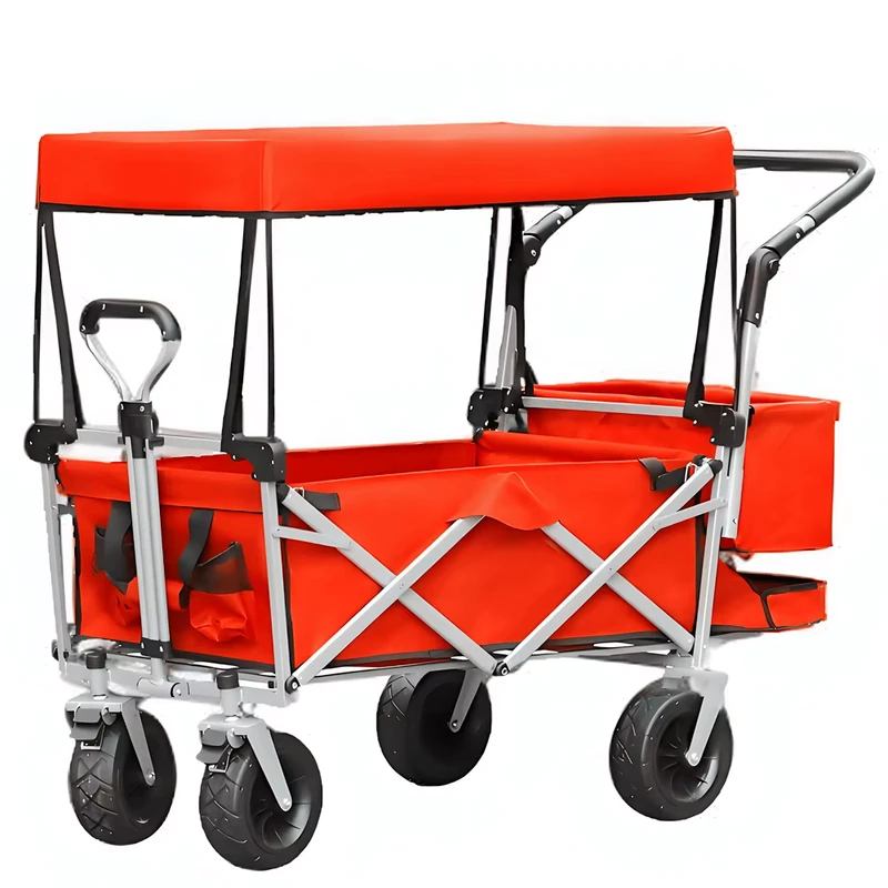 Factory Outdoor Wagon Stroller for Children Picnic Beach Camping Wagon Cart