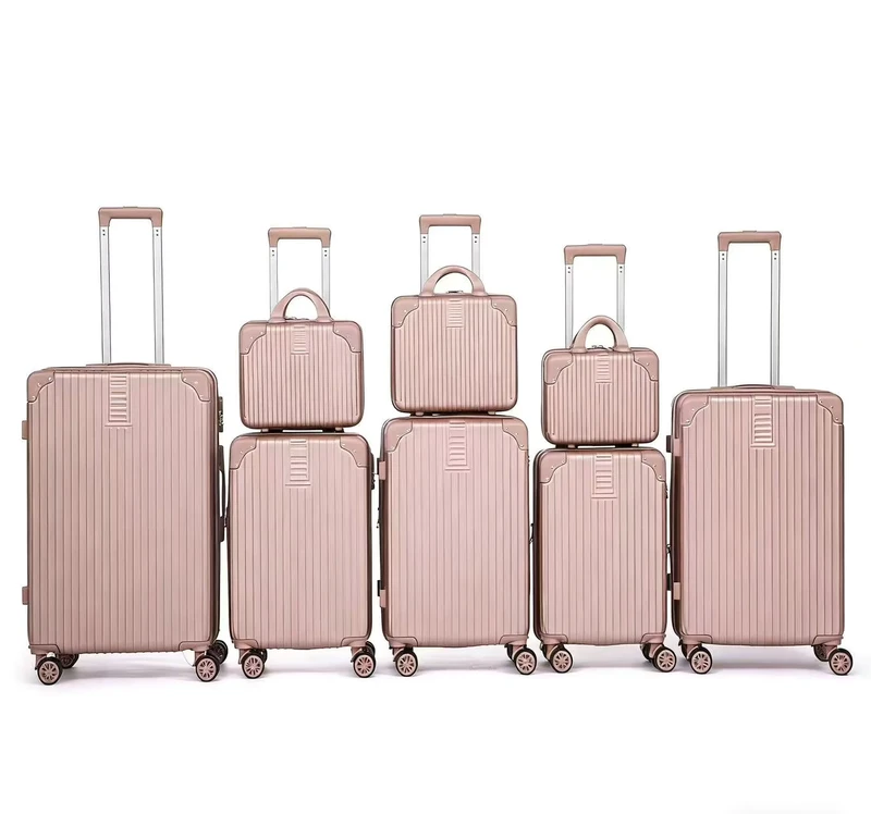 Factory Price Custom Cabin Trolley Suitcase Luggage 8 Piece PC Travel Suitcase Sets