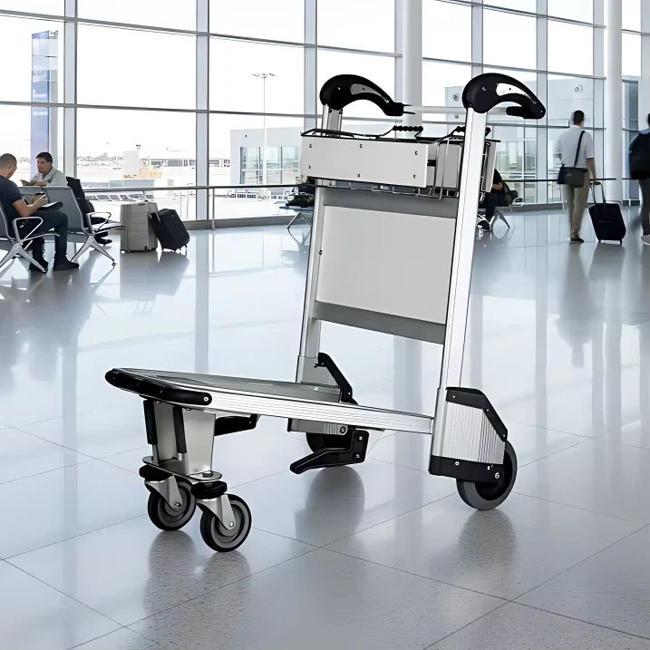 Factory Price Good Quality Waterproof Stainless Steel Airport Luggage Trolley