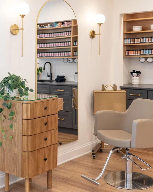 Factory Price Wood Hair Salon Workstation Trolley Hairdressing Cart Salon Furniture for Sale