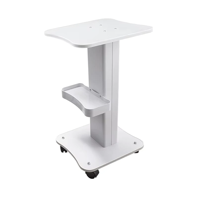 Factory Stainless Steel Modern Salon Trolley Stand 4 Wheel Rolling Cart for Beauty Machine Spa Salon Nail Table Bathroom