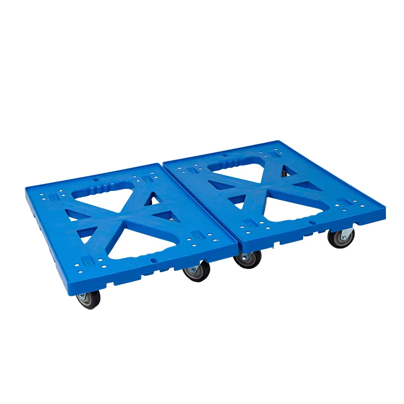 Factory Supply Portable Four Wheel Heavy Duty Folding Cart OEM Transport Tool Truck for Platform Trolley Multi Purpose