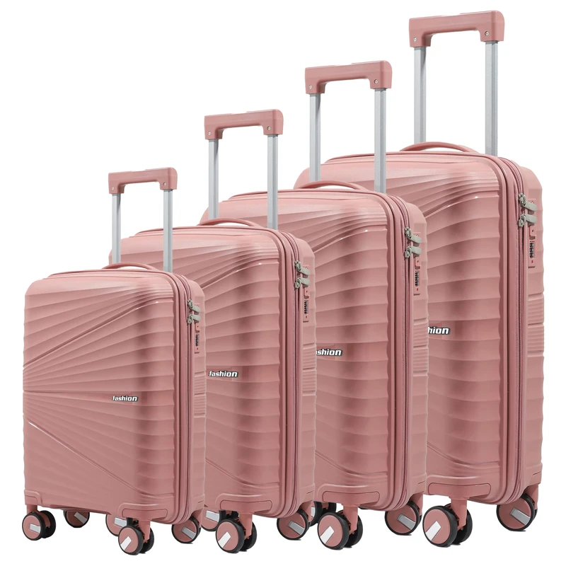 Factory Travel Bags PP Fashion Large Capacity Waterproof Customized logo 4pcs Luggage Sets