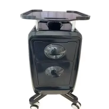 Factory Trolley Eyelash Nail Beauty Hair Salon Rolling ABS Platform White Drawer Trolley Cart