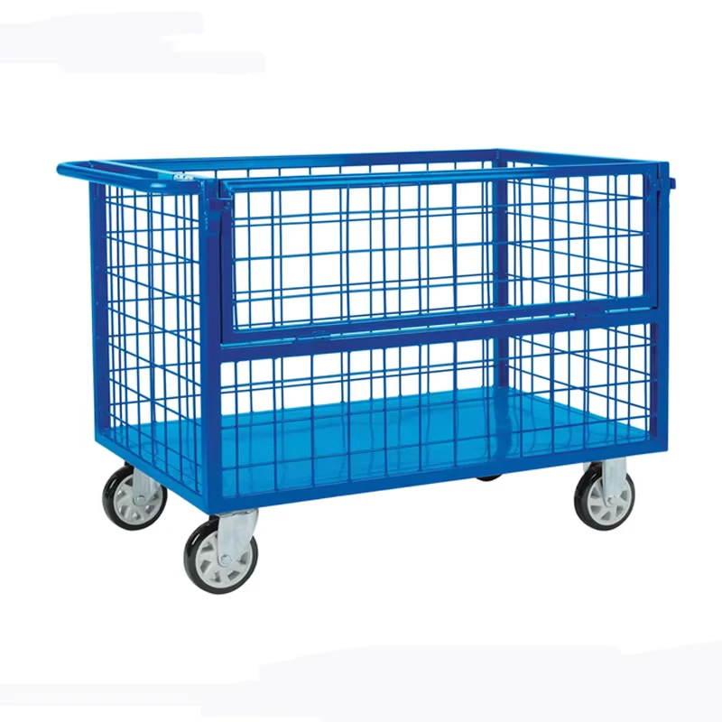 Firewood Hand Trolley Foldable Steel Collapsible Storage Container