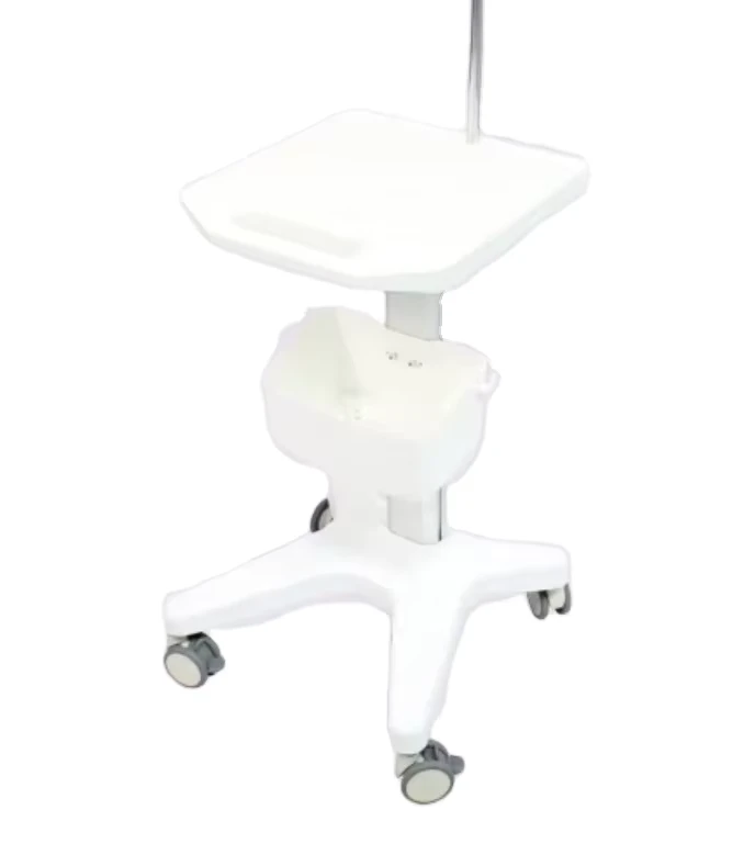 Fixed Height Medical Trolley ECG Machine Trolley Mobile Medical Laptop Cart for Dental Clinic Hospital Trolley