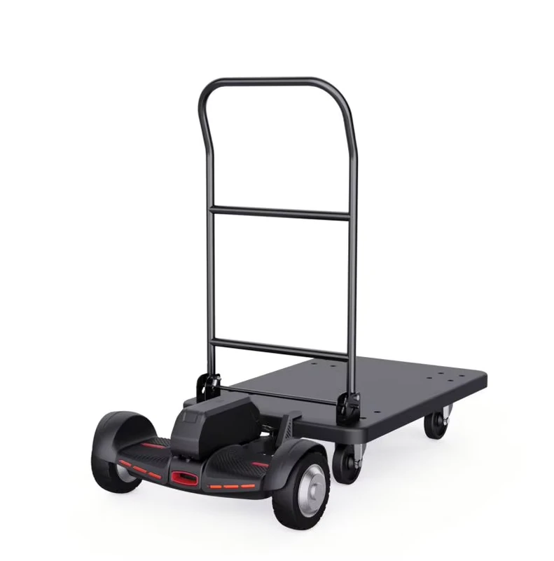 Flatbed Truck and Car Transporter Electric Trolley Moving Electric Motorized Platform Cart Flatbed Trolley