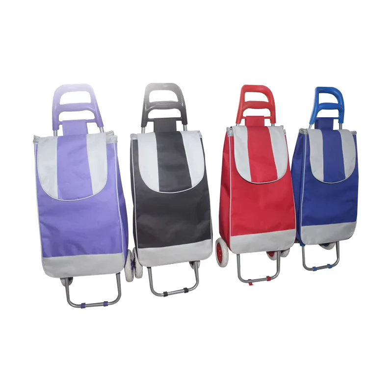 Foldable 2 Wheel Shopping Trolley with Cloth