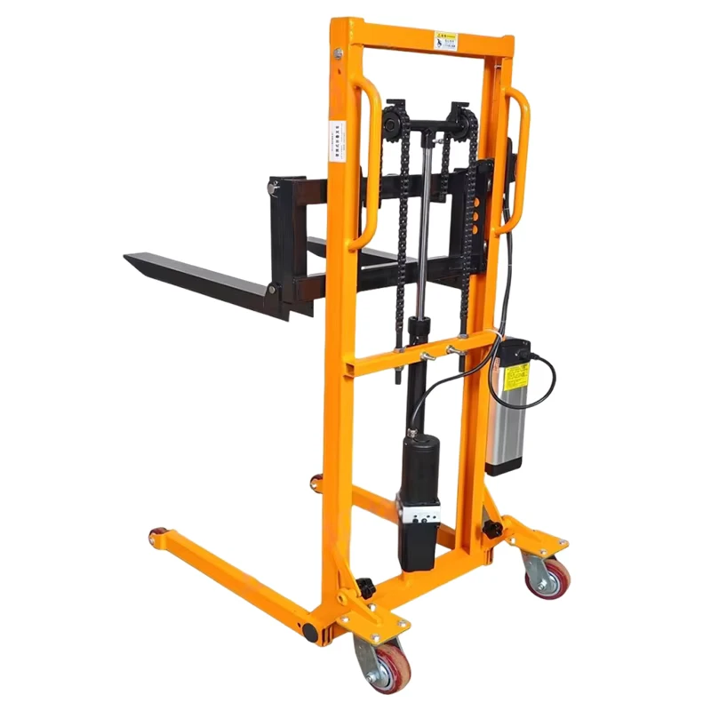 Foldable Manual Hydraulic Forklift Truck with 85-1000mm Fork Height for Indoor Outdoor Use