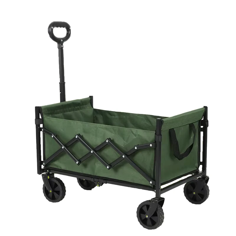 Foldable Outdoor Large Capacity Camping Activities Beach Lawn Garden Portable Trolley