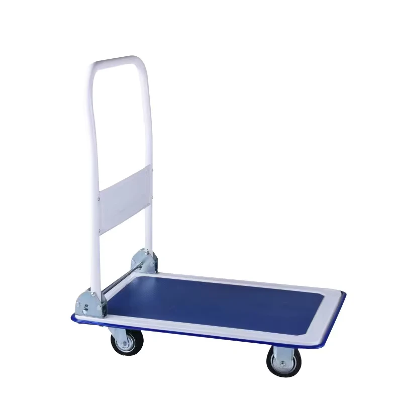 Foldable Plastic Aluminium Commercial Utility Trolley Tablet Trolley 150kg Hand Cart for Tablet Transportation