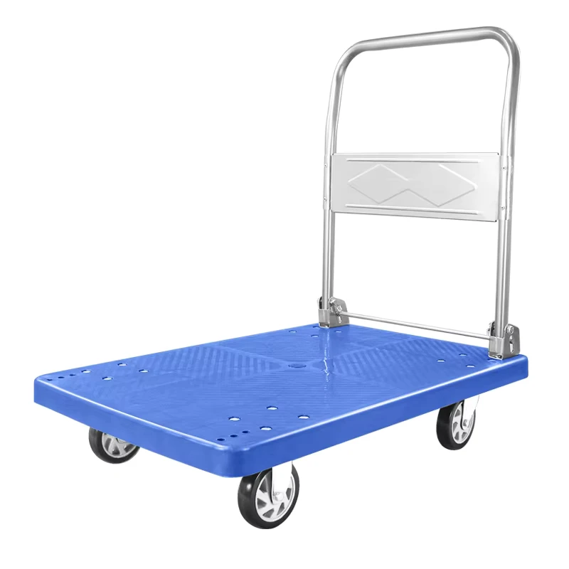 Foldable Plastic Platform Truck Hand Trolley Cart PT150P DX