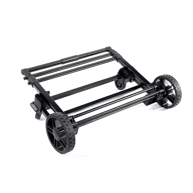 Foldable Push Hand Cart Rolling Cart Folding Hand Truck Dolly Cart Transport Luggage Trolley for Energy Storage Battery