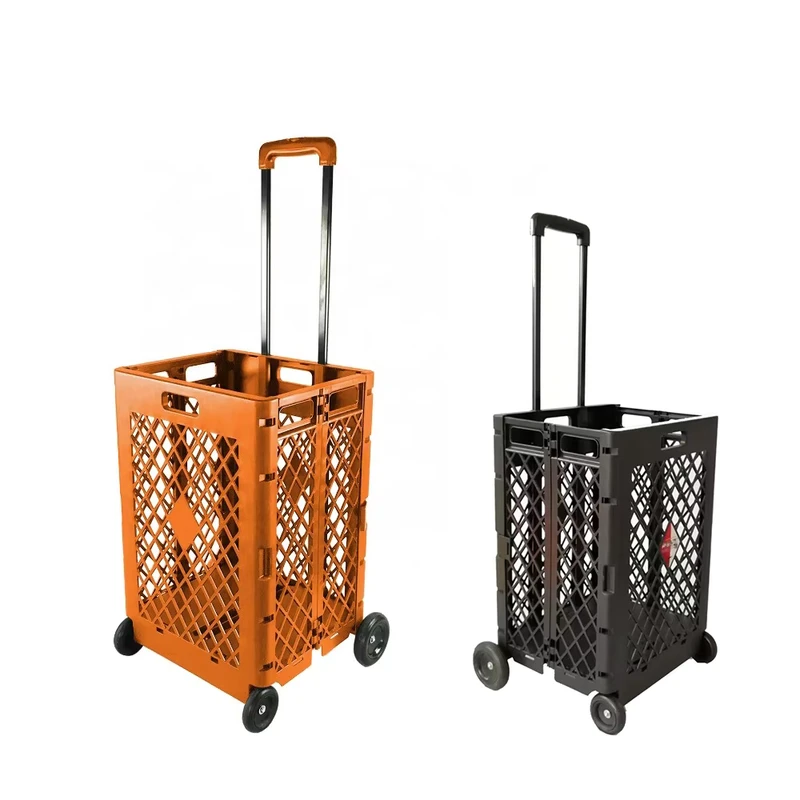 Foldable Shopping Cart Trolley with Wheels