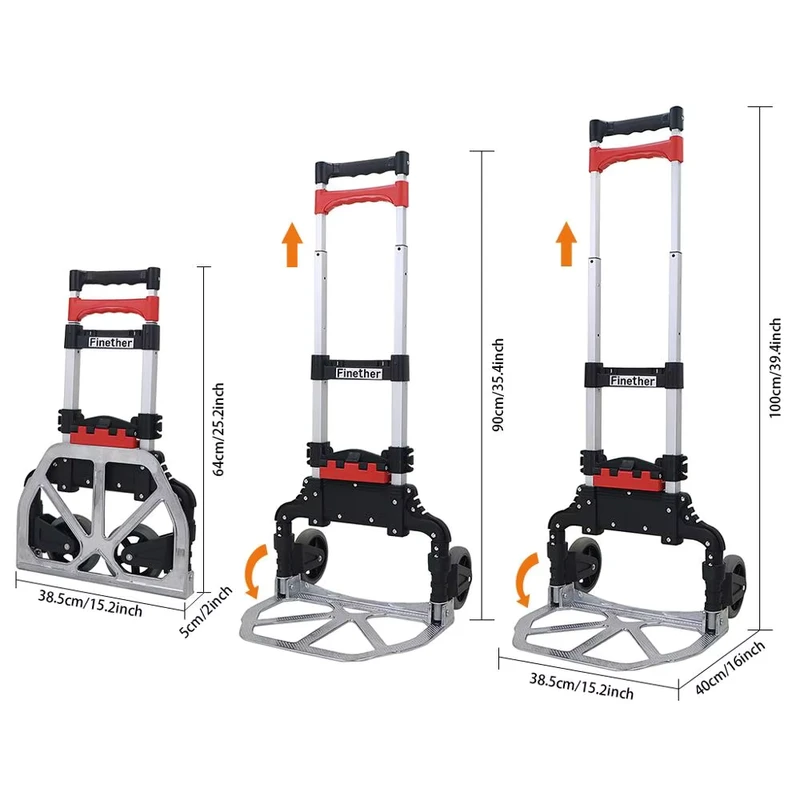 Foldable Shopping Trolley Luggage Handcart