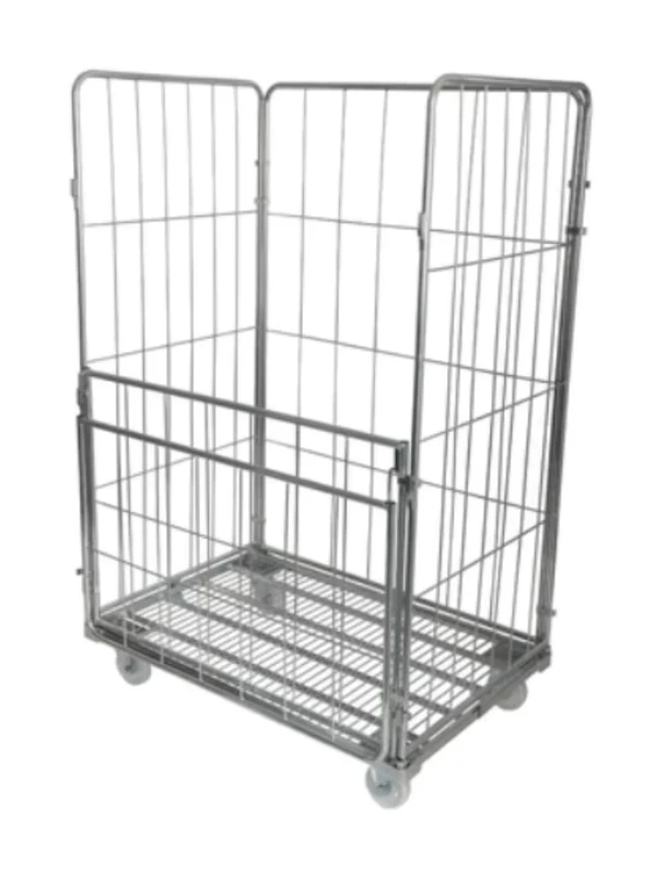 Foldable Space Saving Multi Purpose Compact Narrow Aisle Accessible Roll Cage