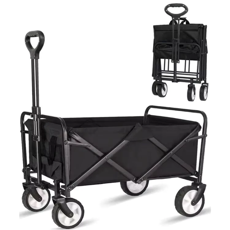 Foldable Wagon Heavy Duty Collapsible Cart Garden Trolley Picnic Beach Camping Cart