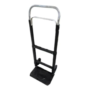 Folding Hand Truck Dolly 90KG Capacity Heavy Duty Luggage Trolley Cart Telescoping Handle Rubber Wheels Garage Use Powder Coated