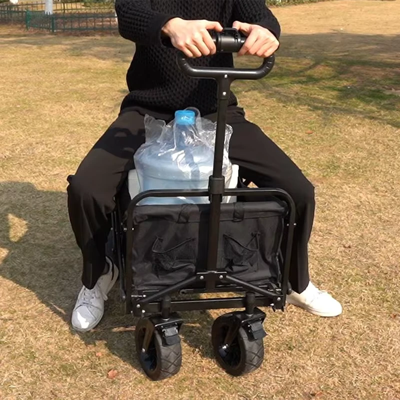 Folding Mini Easy Camping Cart Automated Transport Outdoor Leisure Products