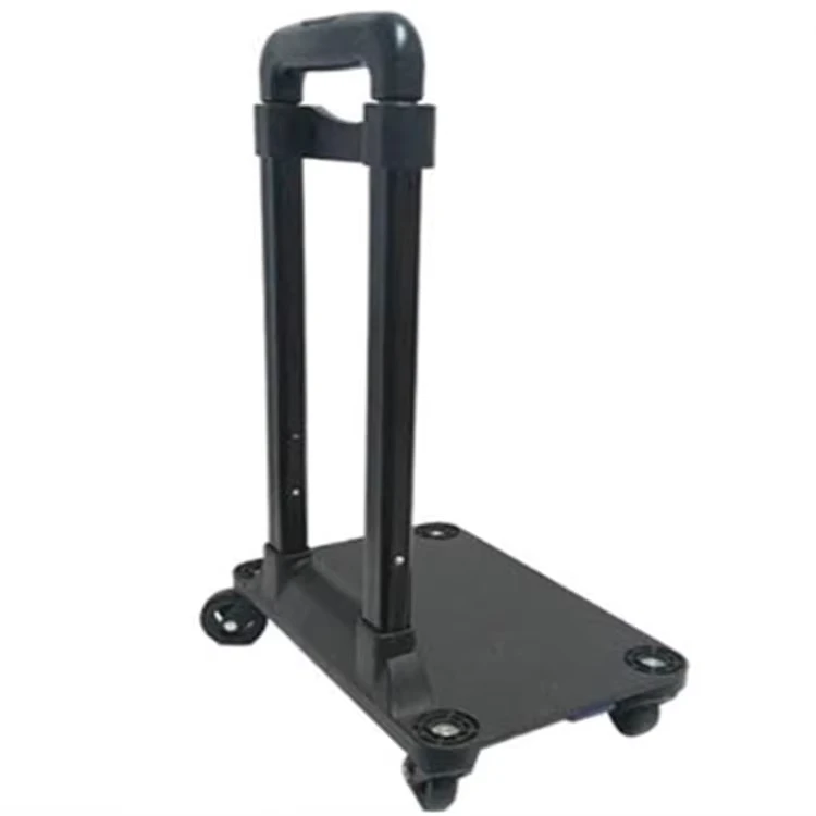 Folding Portable Shopping Cart Handy Four Wheeled Household Trolley for School Bag Luggage Transport
