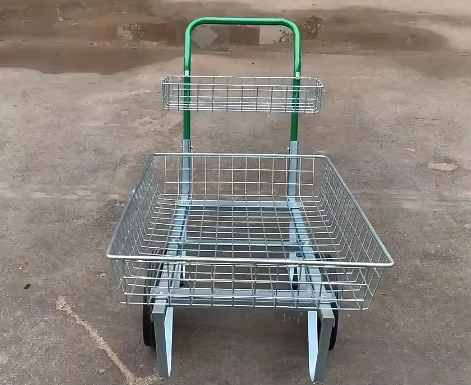 Football Cart Garden Center Flower Trolley Truck Cart