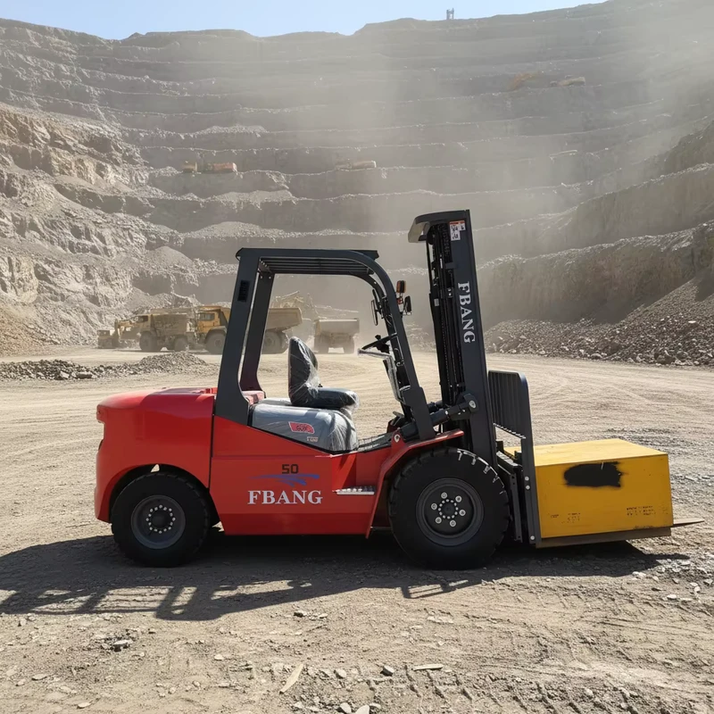 Fork Lift Heavy Duty 5 Ton Manual Hydraulic Warehouse Forklift Camera System Montacarga De 3 Toneladas
