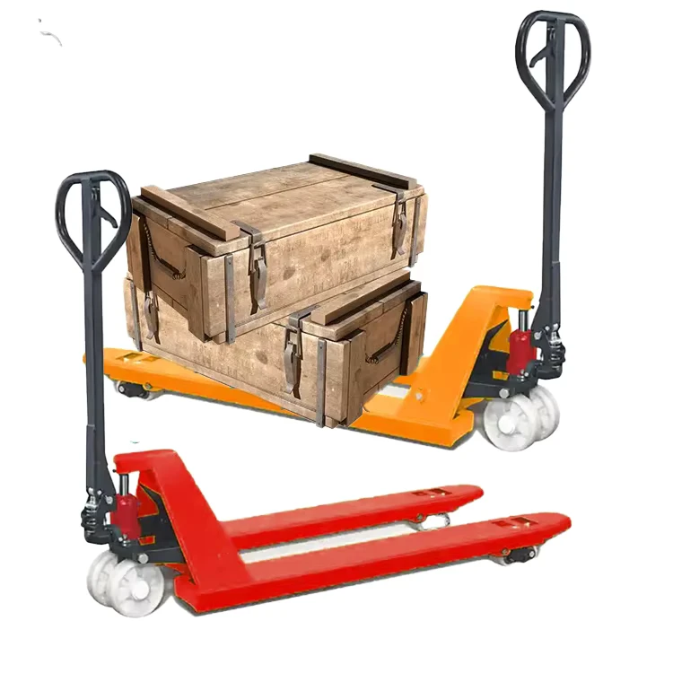 Forklift Pallet Truck Warehouse Handlift Pallet Jack 1800 Long Manual Pallet Trolley Hand Hydraulic Forklift