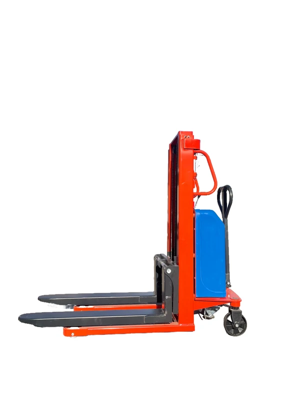 Forklift Semi Electric Pallet Stacker 1-2 Ton Walkie Stacker for Narrow Aisle Warehouse