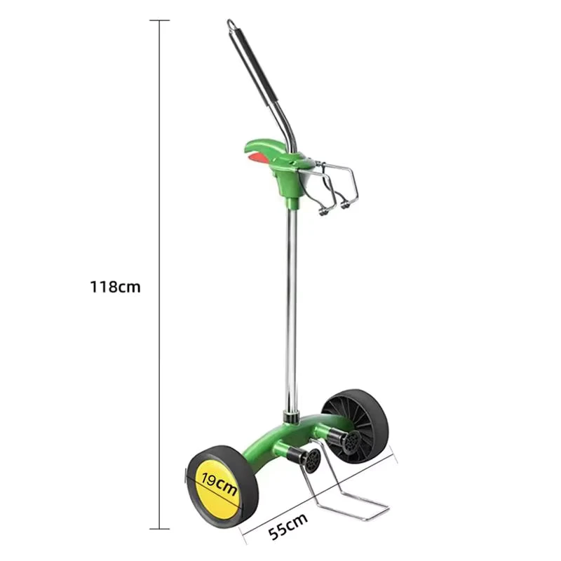 Four Wheel Easy Pushing Hand Truck Move Easily Powered Garden Cart Shopping OEM Metal Portable