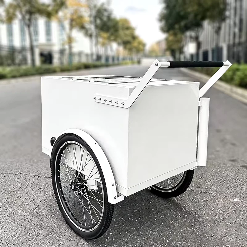 Fresh Fruit Juice Stand Lemonade Stand Push Cart Beverage Display Coconut Cart