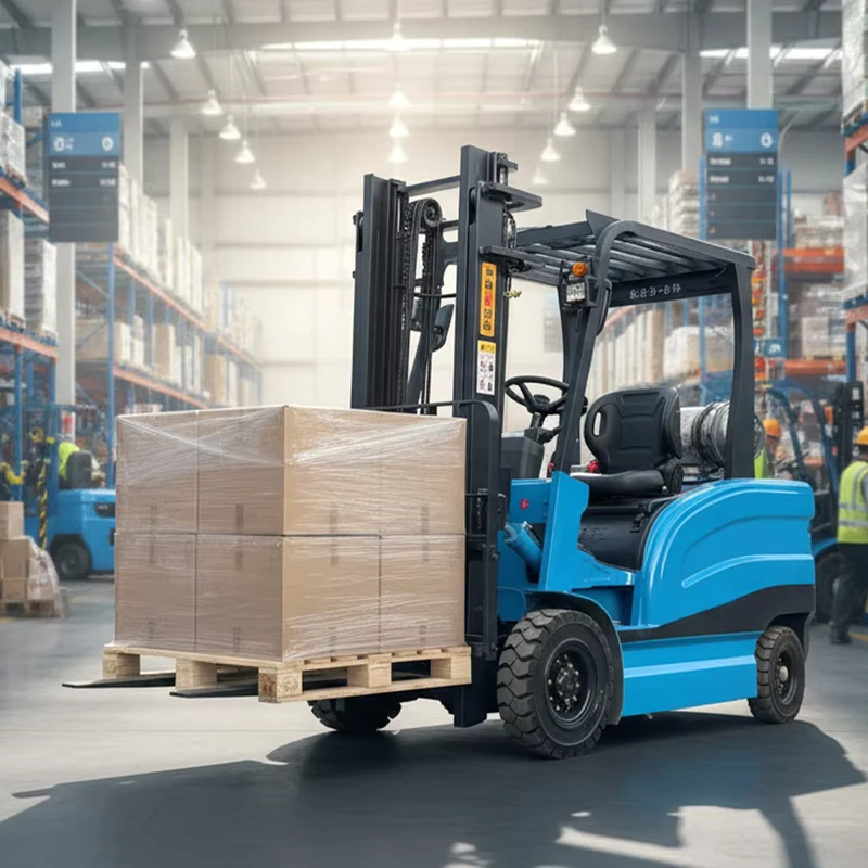Full AC Motor Lead acid Battery 1.5 Ton 2 Ton 2.5 Ton 4 Wheel Electric Forklift Trucks