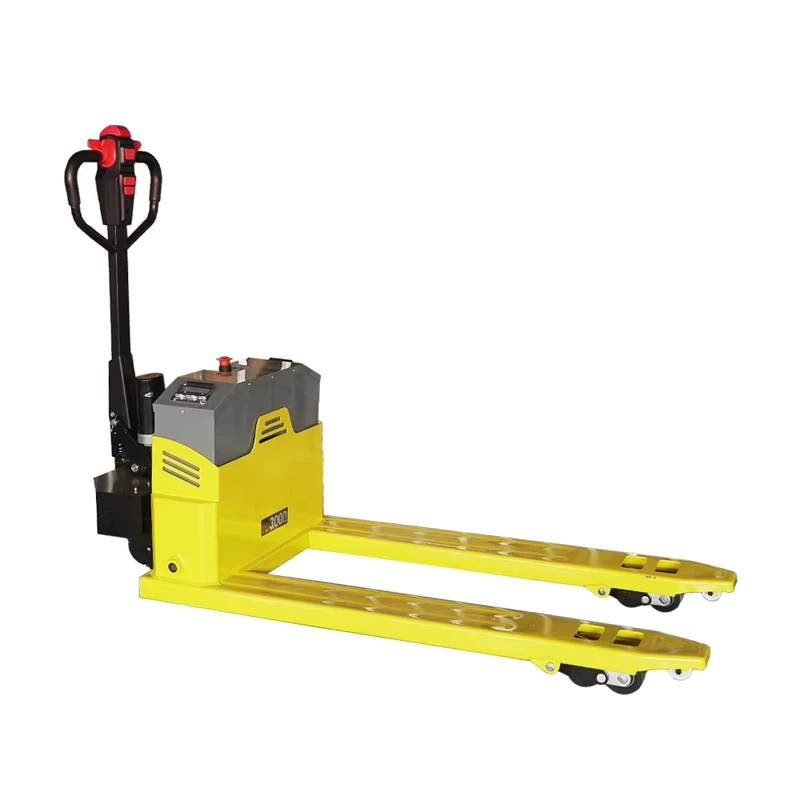 Full Electric Hydraulic Pallet Truck 3T Load Capacity Steel Construction Nylon Wheels 1-Year Warranty Factory Direct Sales