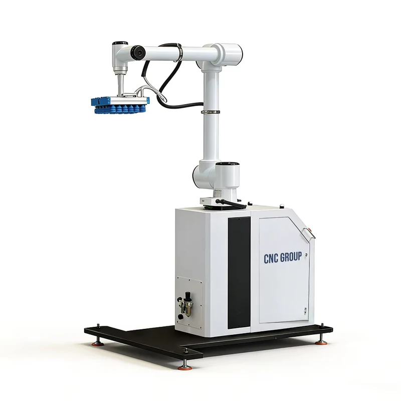 Fully Automatic Palletizing Robot 6 Axis 30kg Payload Vacuum End Effector Stacking System Customized 6 Axis Palletizing Robot