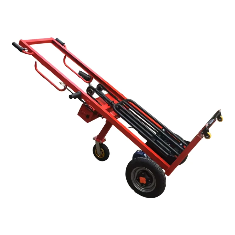 Fully Electric Tiger Car Portable Small Manual Truck Adjustable Hydraulic Loading Unloading New Forklifts for Cargo Flow