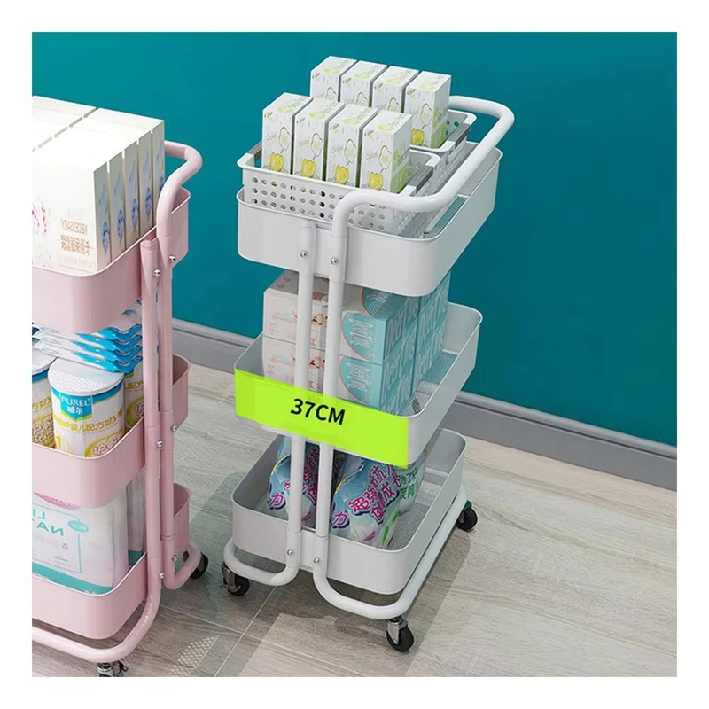 GRS Plastic Mini Smart Foldable Hand Carts Trolleys Garden Storage Cart Multi Purpose Electric Hand Cart Metal Trolle