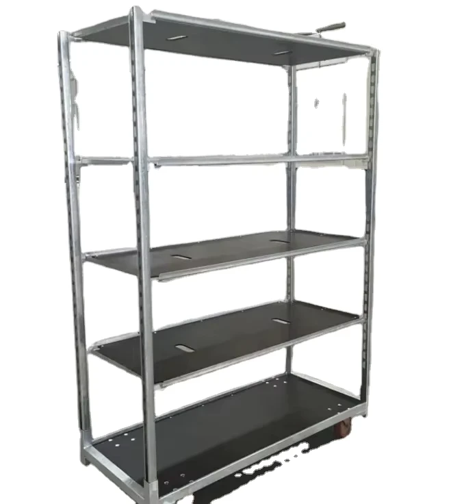Galvanized Greenhouse Transport Dutch Flower CC Garden Trolley Danish Cart for Sale