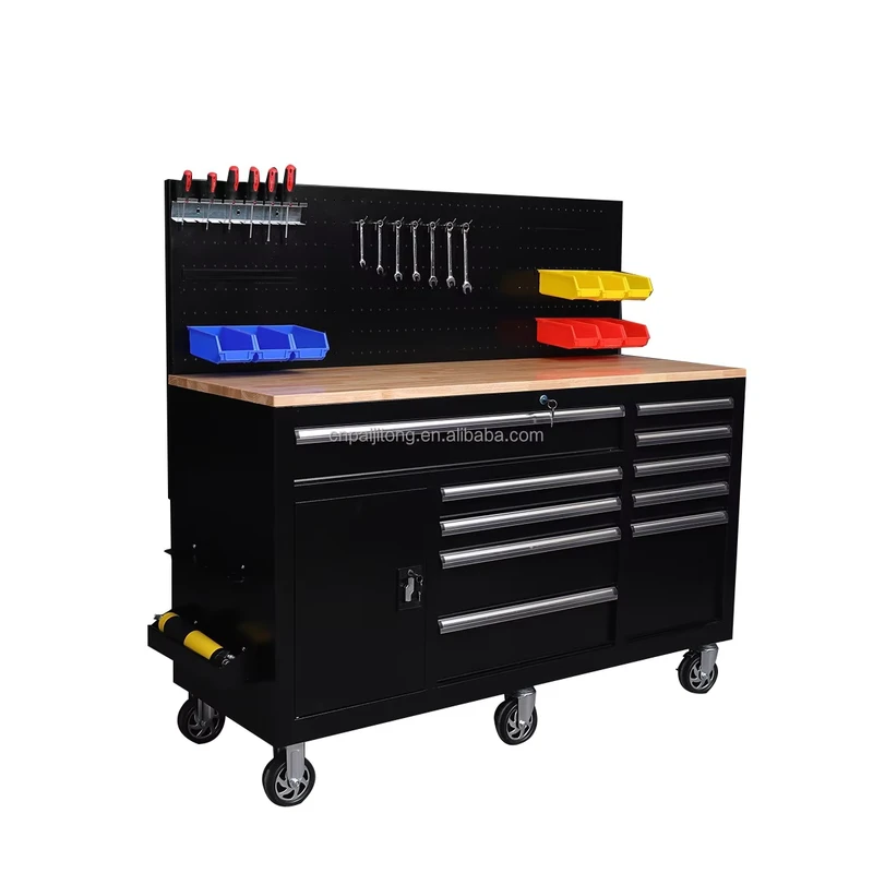 Garage Tool Cabinet Auto Repair Roller Storage Trolley Iron Mobile Workbench Workshop Tool Cart OEM ODM 3 Year Warranty