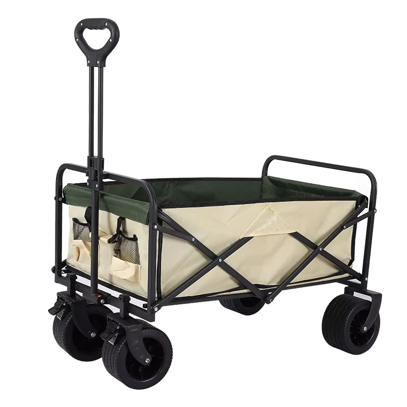 Garden Outdoor Camping Foldable Trolley Utility Wagon Portable Hand Trolley Cart