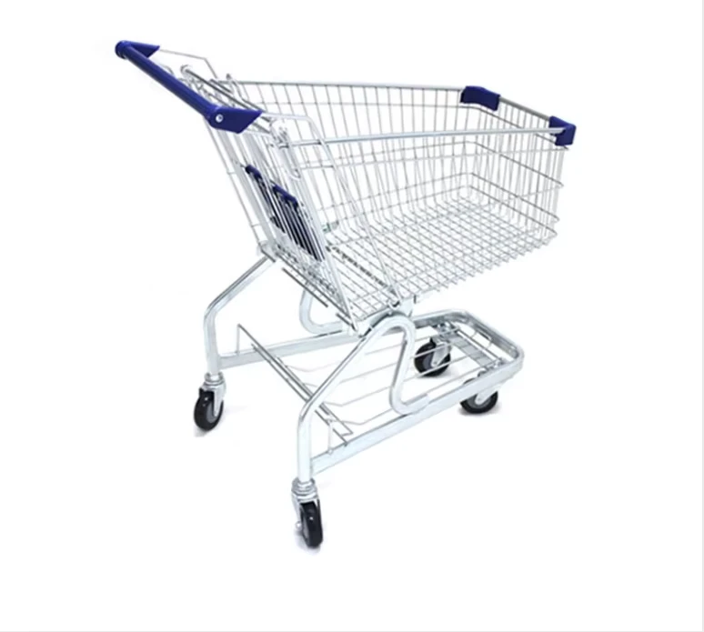 German style 60L Hand Shopping Trolley Cart Used Supermarket and Store